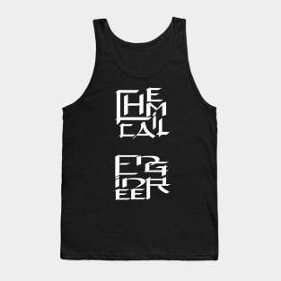 Chemical Engineer Character White Tank Top